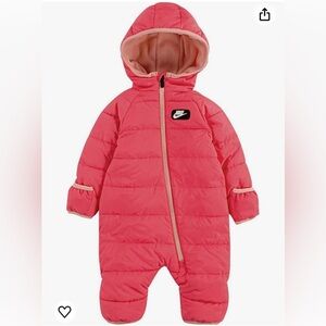 Nike 3M NWT pink snowsuit